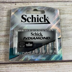 Schick FxDiamond 5 Pack Refill Blades 2001 NOS New